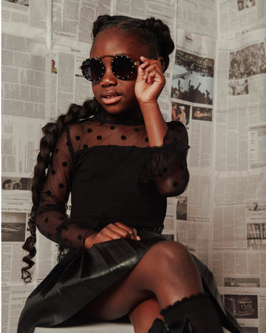 “Veronica” Sheer Sleeved Blouse Top