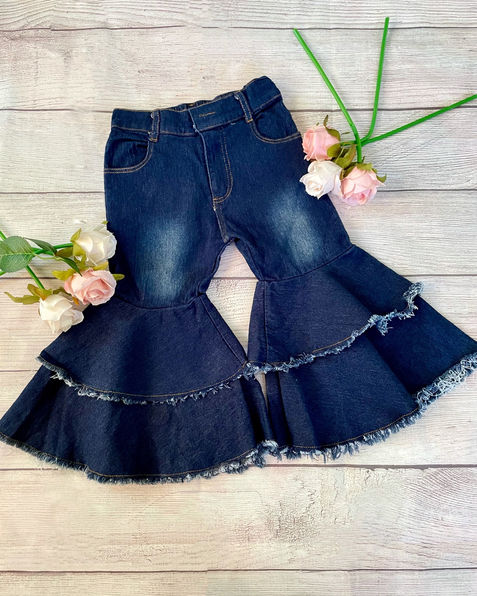 “Savannah” Layered Bell Bottom Pants