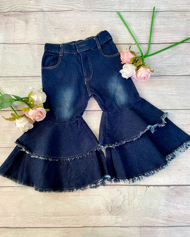 “Savannah” Layered Bell Bottom Pants