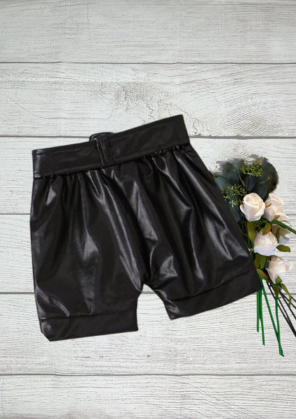 “Penelope” Pleather Shorts