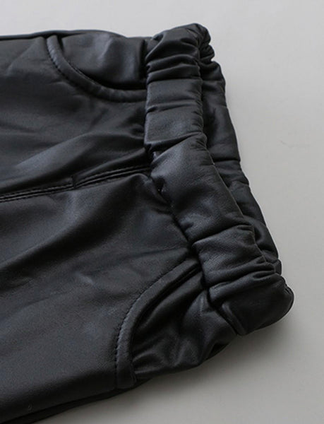 “Kourtney” Pleather Tights