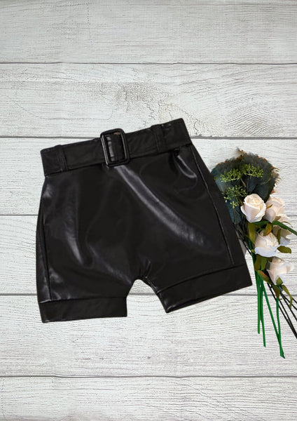 “Penelope” Pleather Shorts